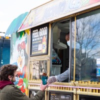 April Field Day 2021: Kona Ice Truck serving shaved ice